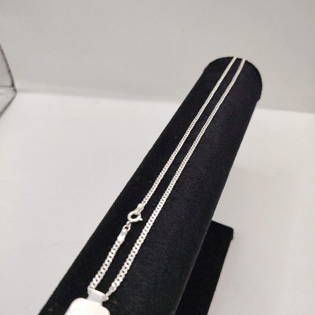 CADENA BARBADA PLATA .925 50 CM 5.03 GR (NUEVO)