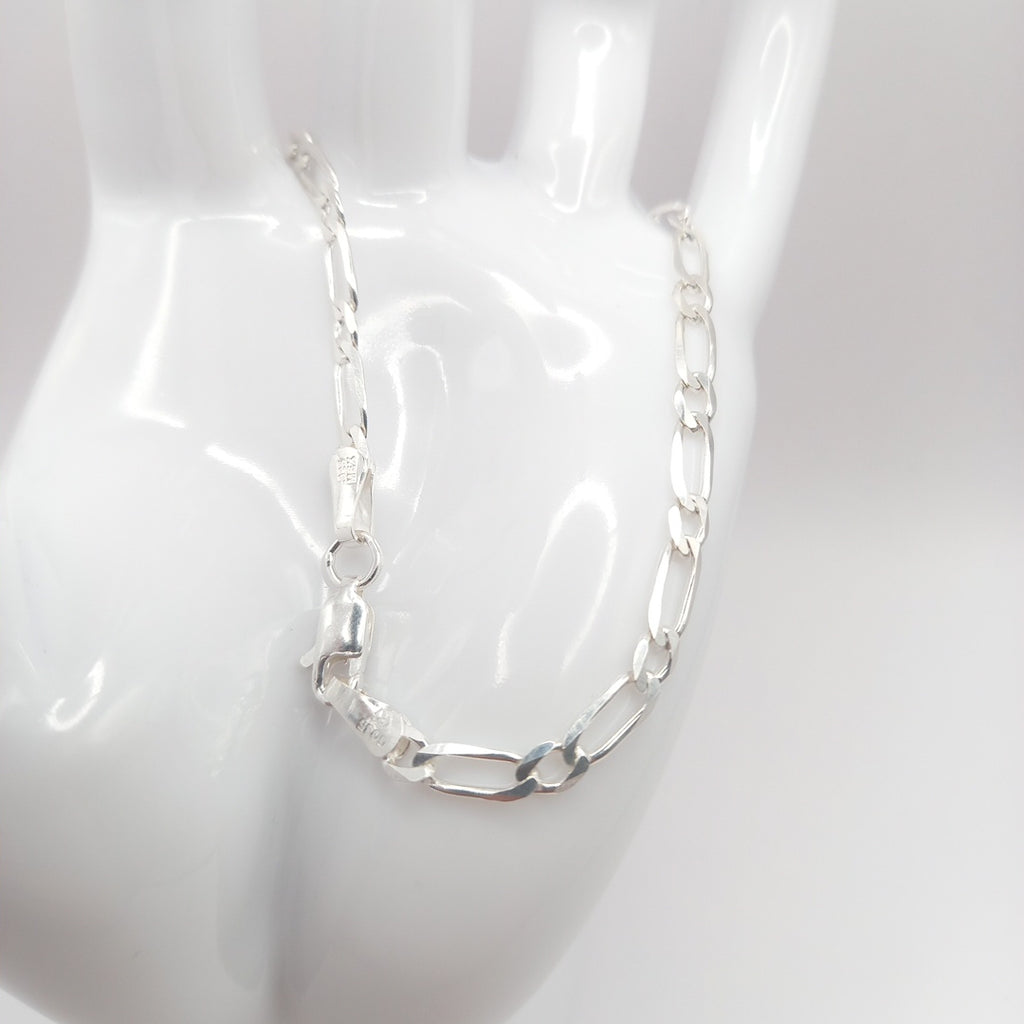 PULSERA TEJIDO 1X1 PLATA .925 18 CM 3.5 GR (NUEVO)