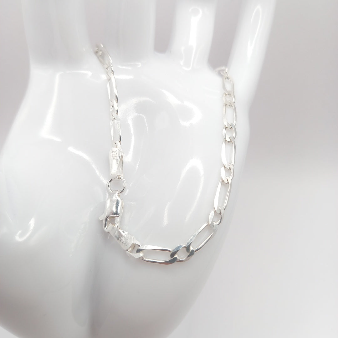 PULSERA TEJIDO 1X1 PLATA .925 18 CM 3.5 GR (NUEVO)