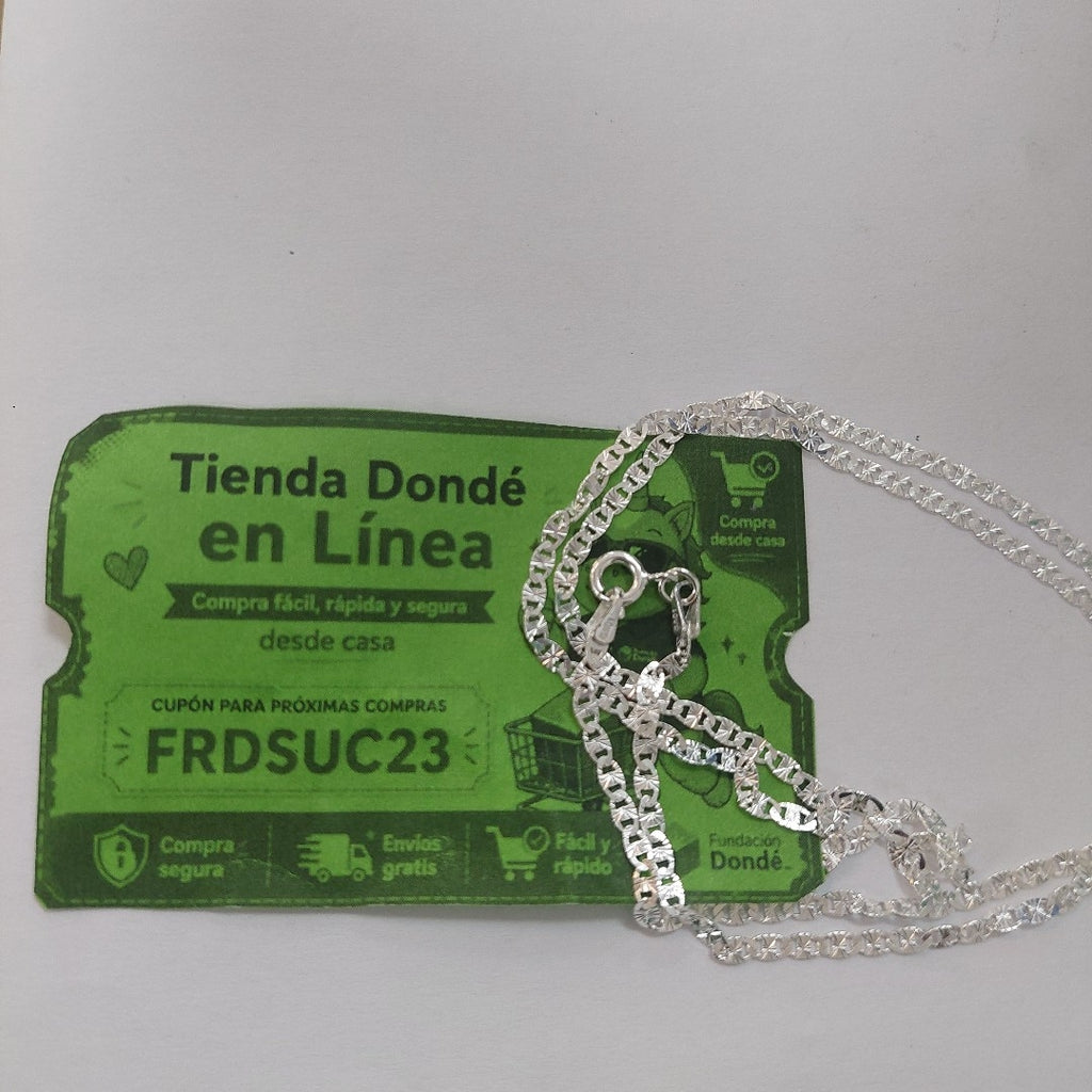 CADENA GUCHI PLATA .925 55 CM 4.12 GR (NUEVO)