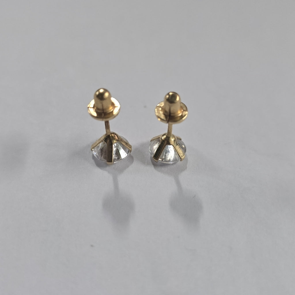 ARETES PAR ORO 14 K 1 GRMS (SEMINUEVO)