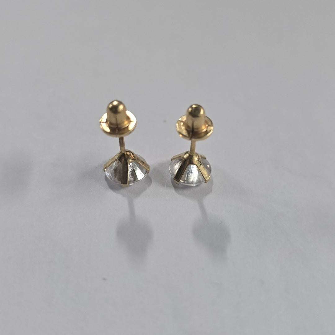 ARETES PAR ORO 14 K 1 GRMS (SEMINUEVO)