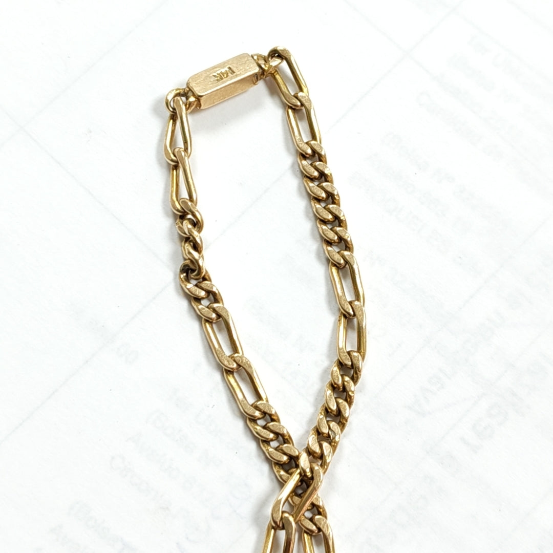 PULSERA ORO 14 K 10,40 GRMS (SEMINUEVO)