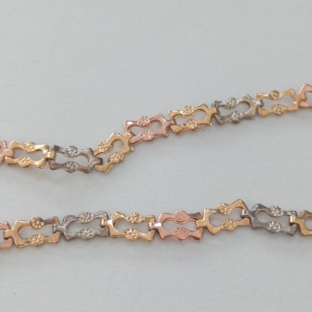PULSERA ORO COMBINADO 10 K 2,30 GRMS (SEMINUEVO)