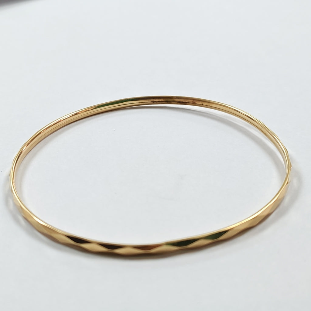 PULSERA RIGIDA ORO 14 K 4.5 GRMS (SEMINUEVO)