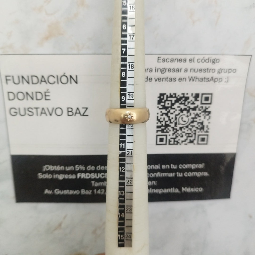 ARGOLLA ORO 14 K 10.1 GRMS (SEMINUEVO)