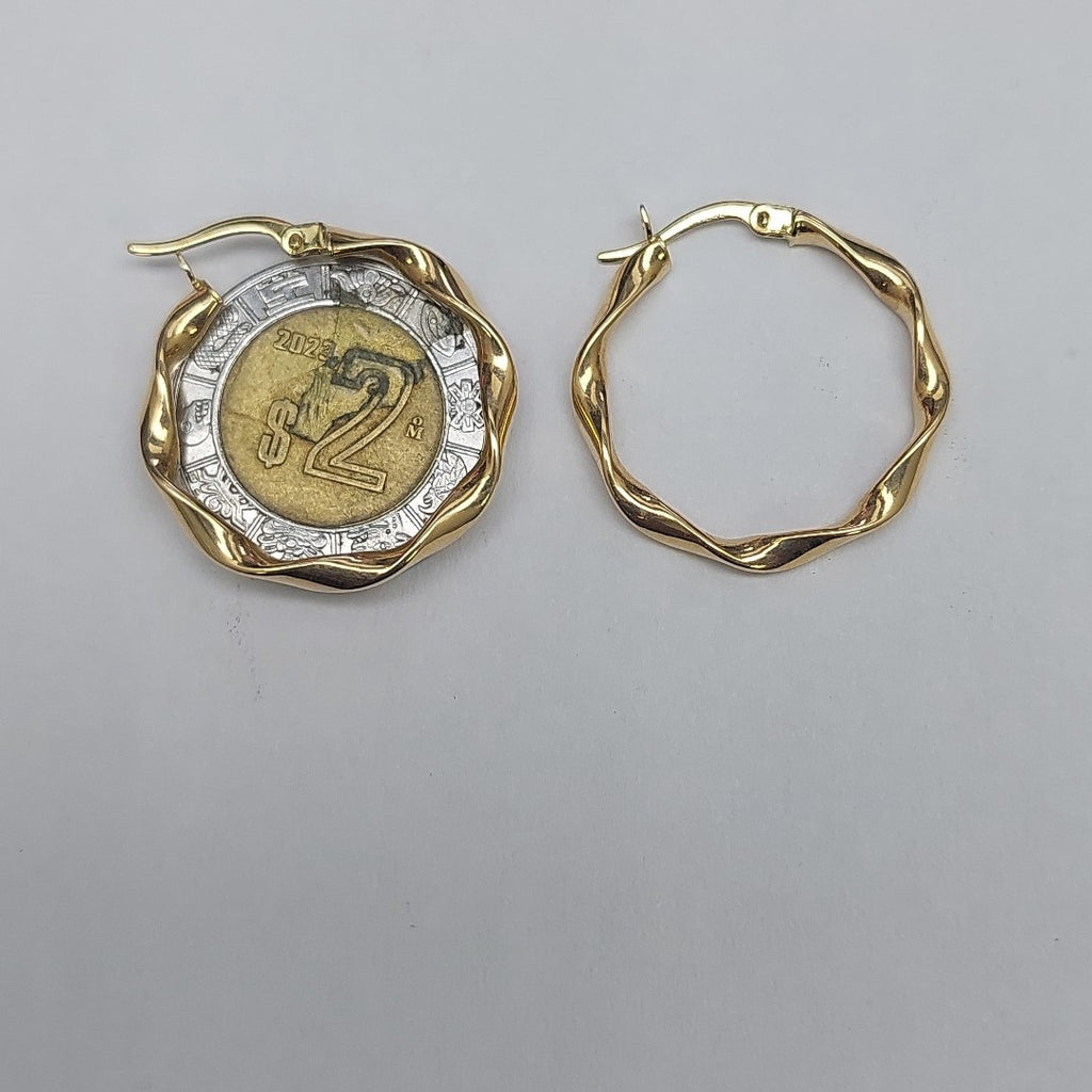 ARRACADAS ORO 14K 1.5 (NUEVO)