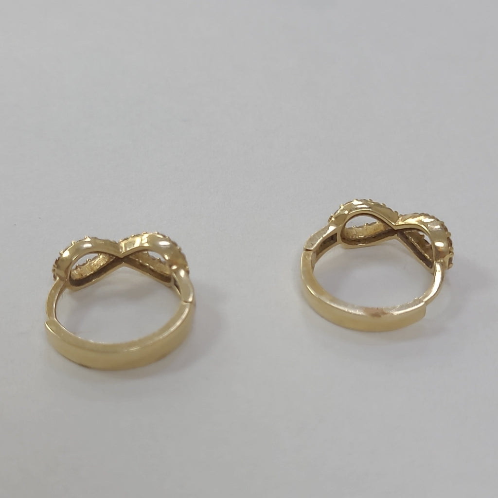ARRACADAS PAR ORO 14 K 2,50 GRMS (SEMINUEVO)