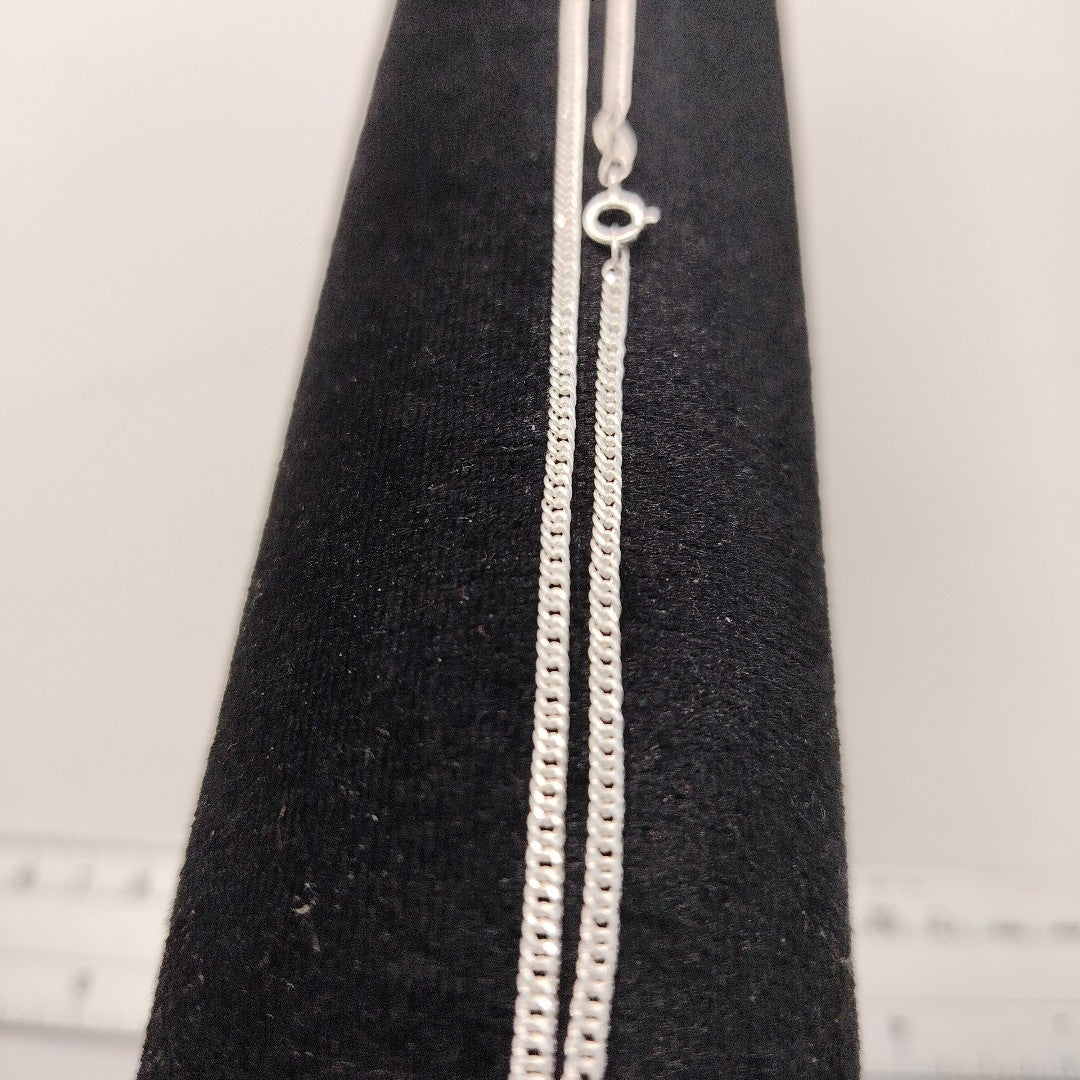 CADENA BARBADA PLATA .925 50 CM 4.12 GR (NUEVO)