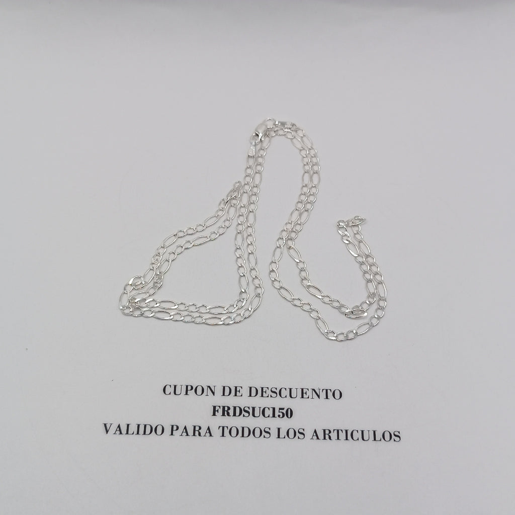 CADENA 3X1 PLATA .925 60 CM 4.82 GR (NUEVO)
