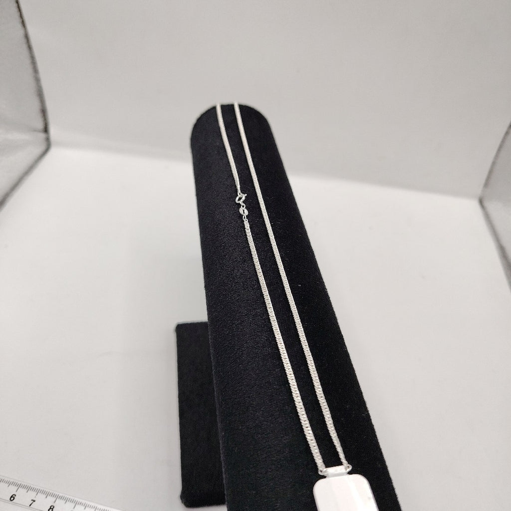 CADENA BARBADA PLATA .925 50 CM 4.12 GR (NUEVO)