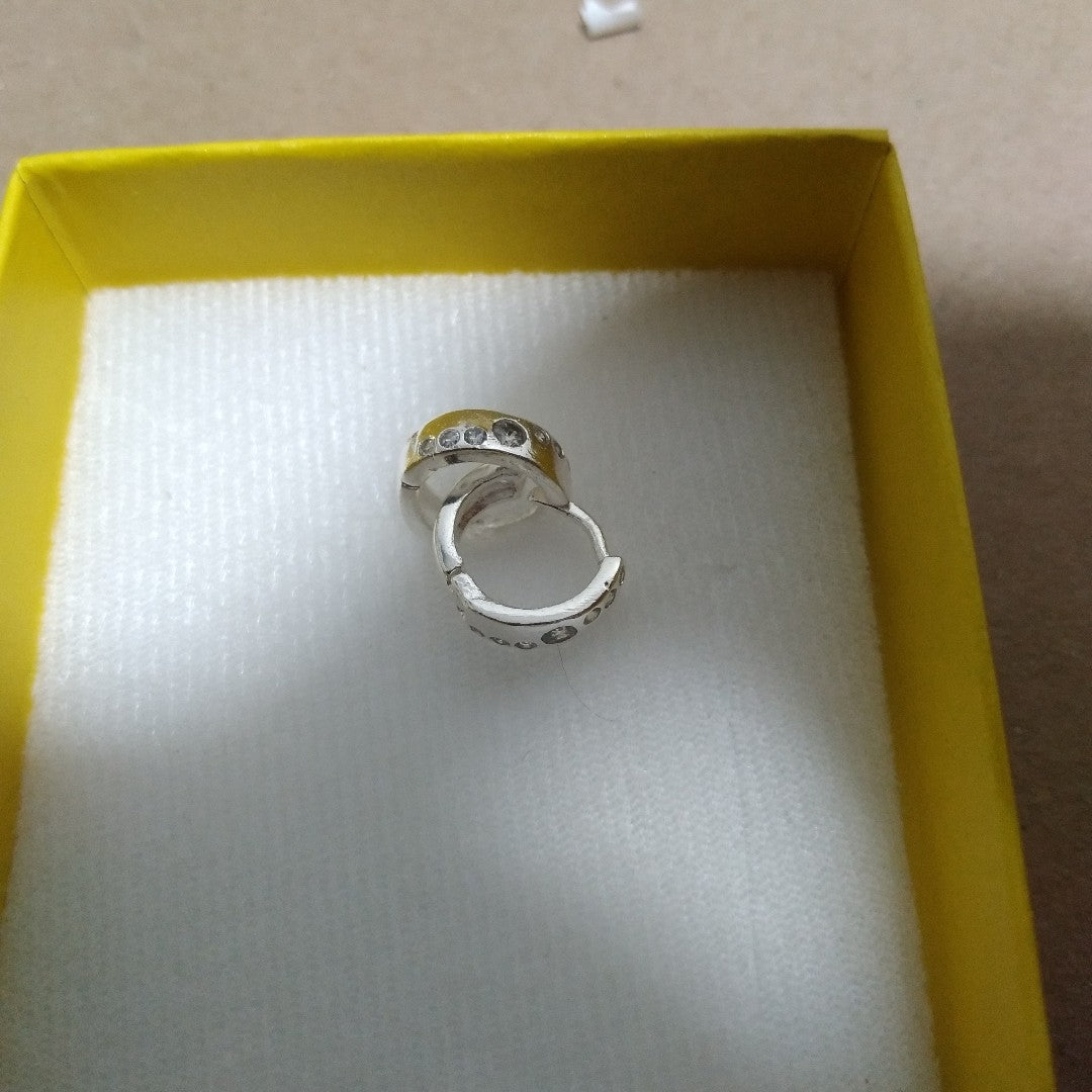 ARRACADAS C/CIRCONIAS PLATA .925 2.4 GR (NUEVO)