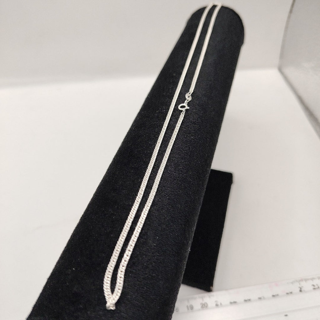 CADENA BARBADA PLATA .925 50 CM 4.12 GR (NUEVO)