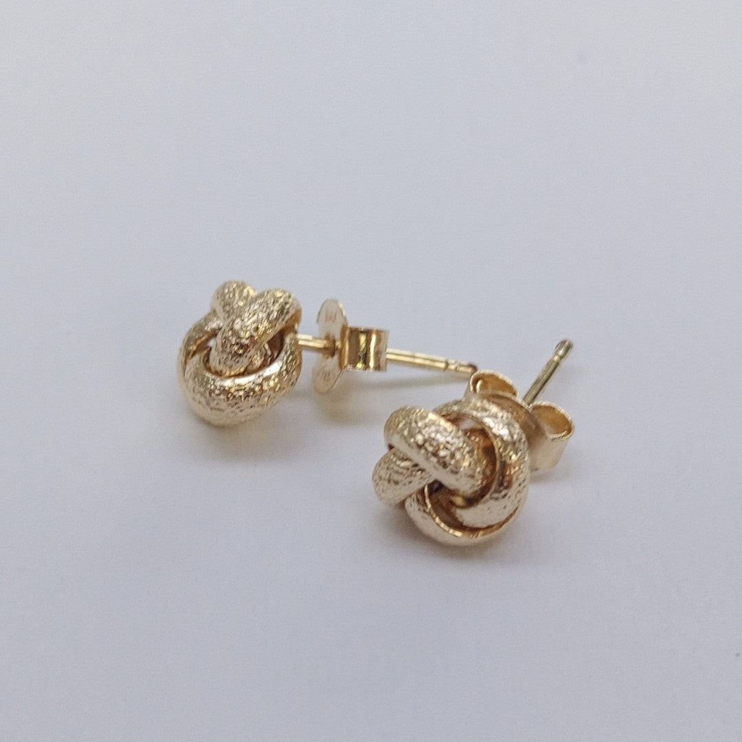 BROQUELES PAR ORO 14 K 1,10 GRMS (SEMINUEVO)