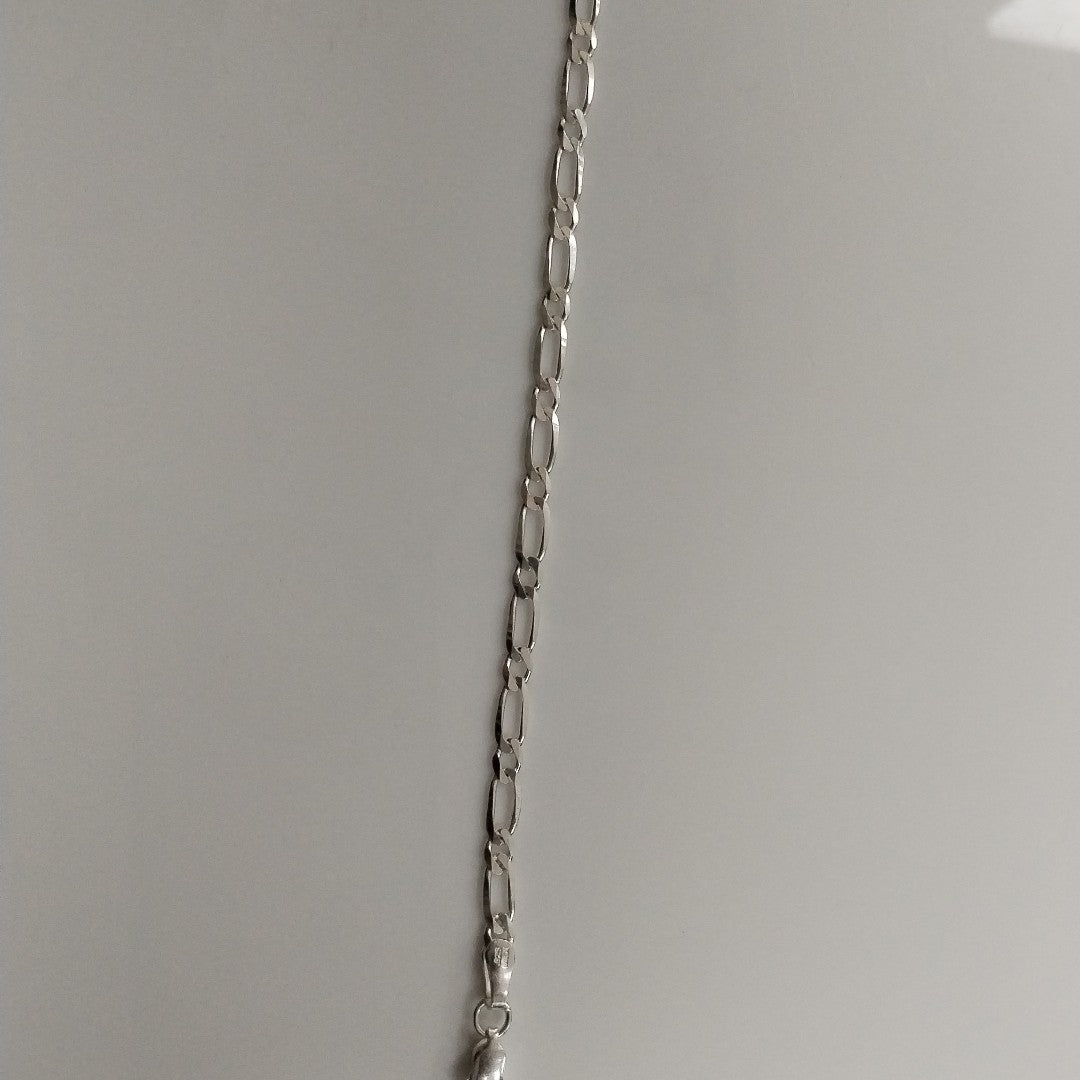 PULSERA TEJIDO 1X1 PLATA .925 18 CM 3.4 GR (NUEVO)