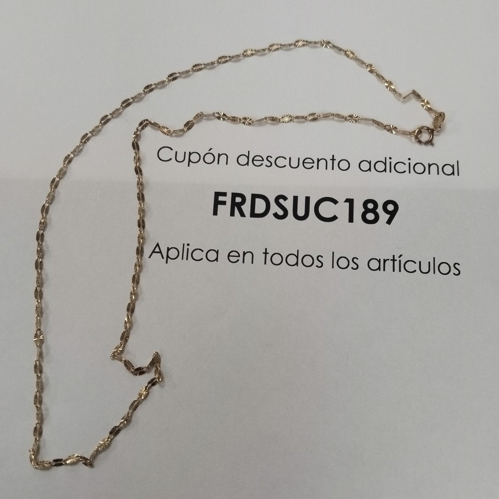 CADENA ORO 10 K 1,70 GRMS (SEMINUEVO)