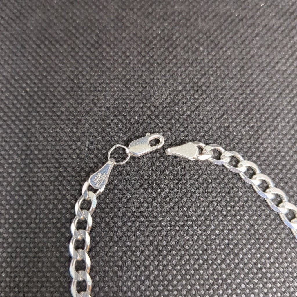 PULSERA BARBADA PLATA .925 18 CM 5.73 GR (NUEVO)