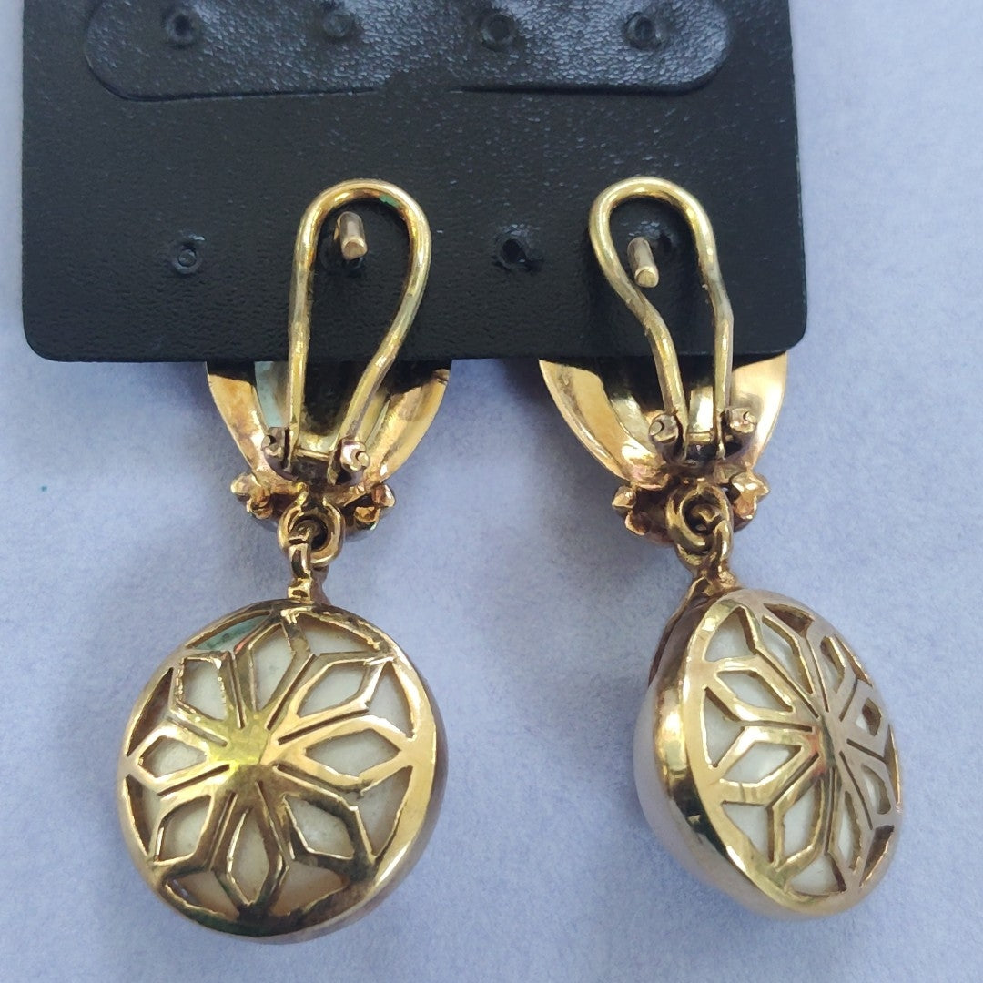 ARETES PAR ORO 10 K 15,60 GRMS (SEMINUEVO)