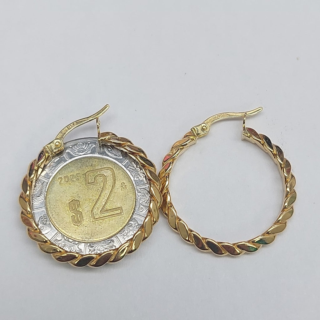 ARRACADAS ORO 14K 1.9 (NUEVO)