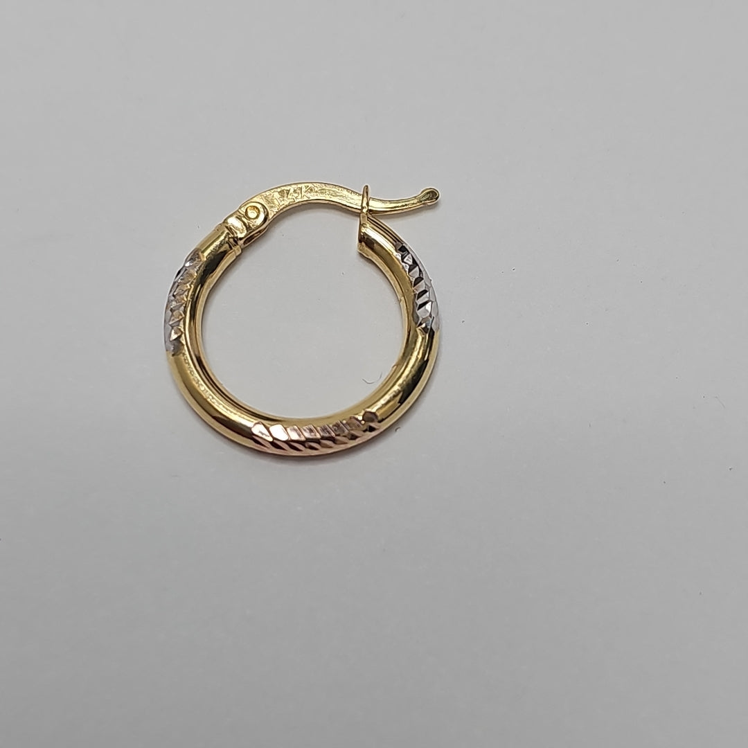 ARRACADAS ORO 14K 1.7 (NUEVO)