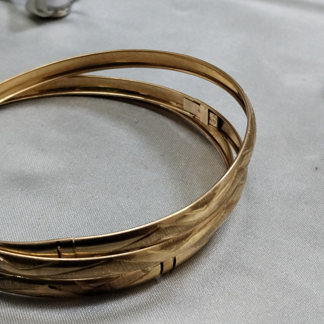 PULSERA RIGIDA ORO 10 K 13.2 GRMS (SEMINUEVO)