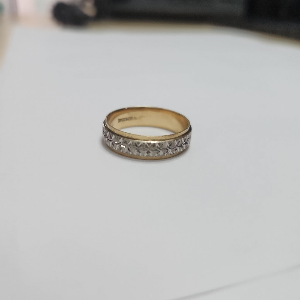 ARGOLLA ORO COMBINADO 14 K 4.2 GRMS (SEMINUEVO)