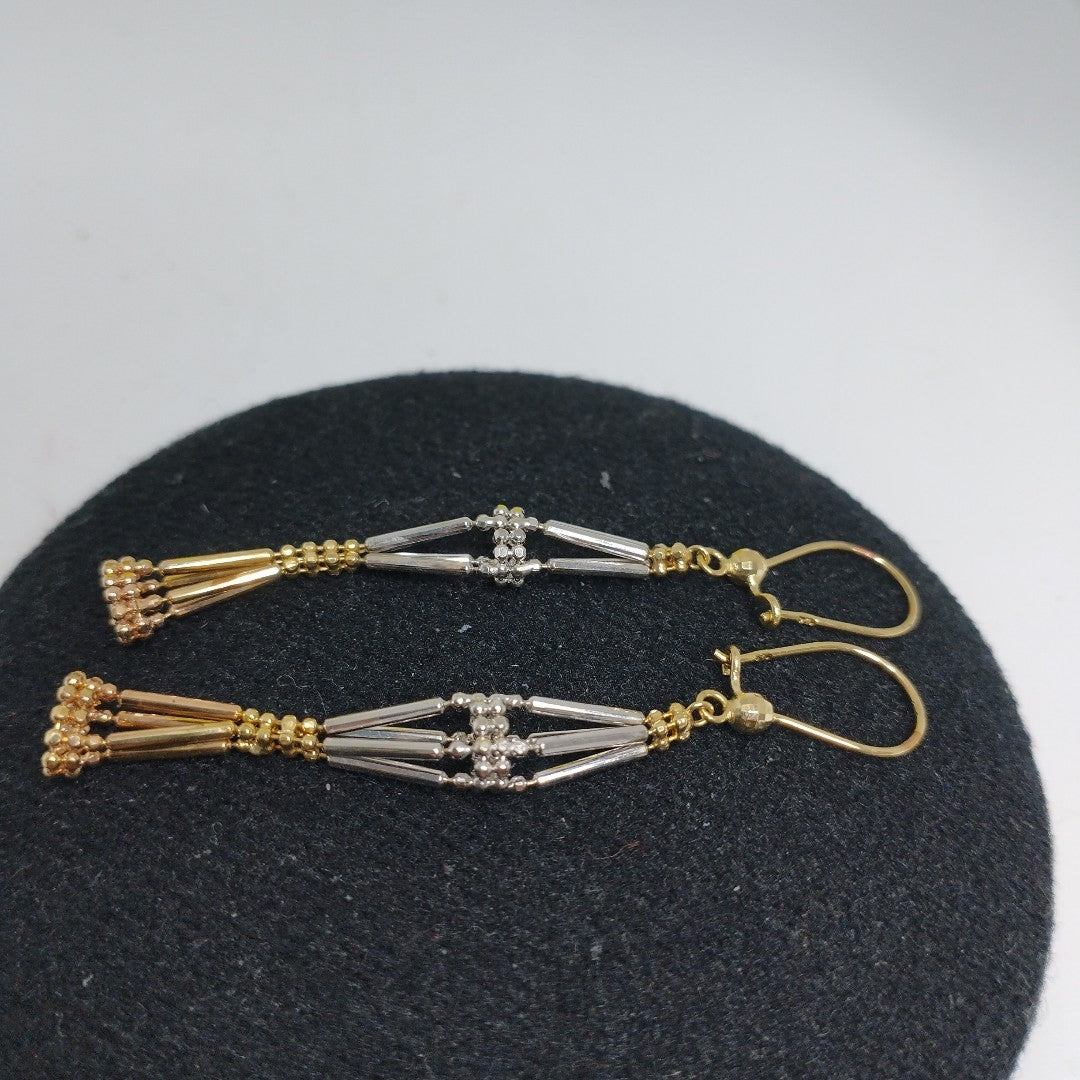 ARETES PAR ORO 14 K 3 GRMS (SEMINUEVO)