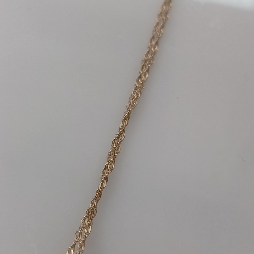 CADENA, DIJE ORO 10 K 2.4 GRMS (SEMINUEVO)
