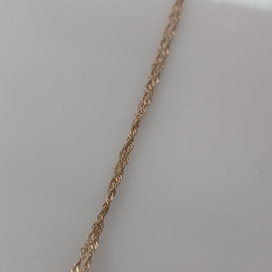 CADENA, DIJE ORO 10 K 2.4 GRMS (SEMINUEVO)