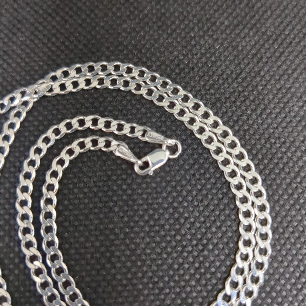 CADENA BARBADA PLATA .925 50 CM 7.12 GR (NUEVO)
