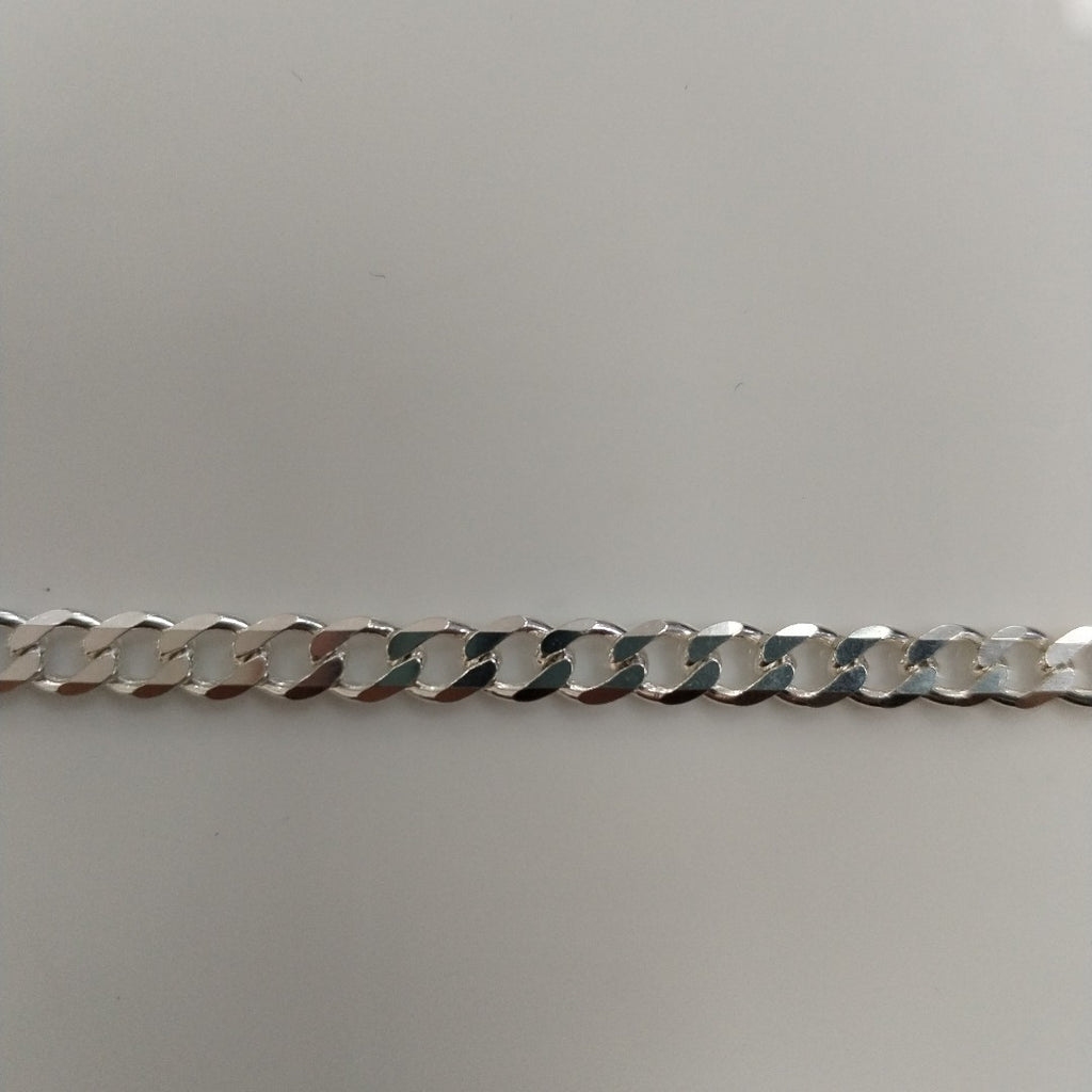 PULSERA BARBADA PLATA .925 21 CM 7.13 GR (NUEVO)