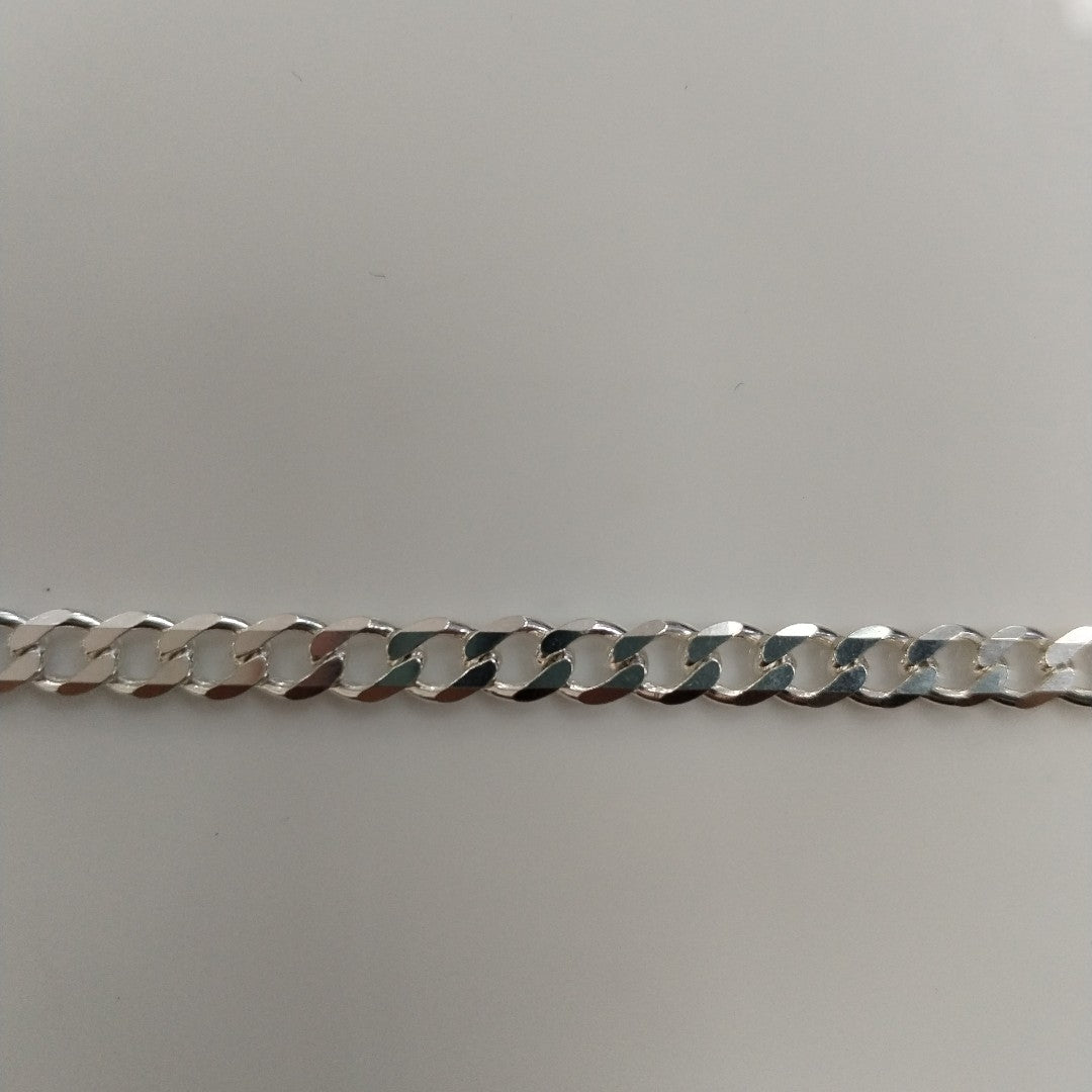 PULSERA BARBADA PLATA .925 21 CM 7.13 GR (NUEVO)
