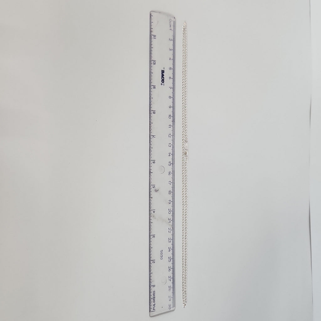 CADENA BARBADA PLATA .925 60 CM 9.42 GR (NUEVO)
