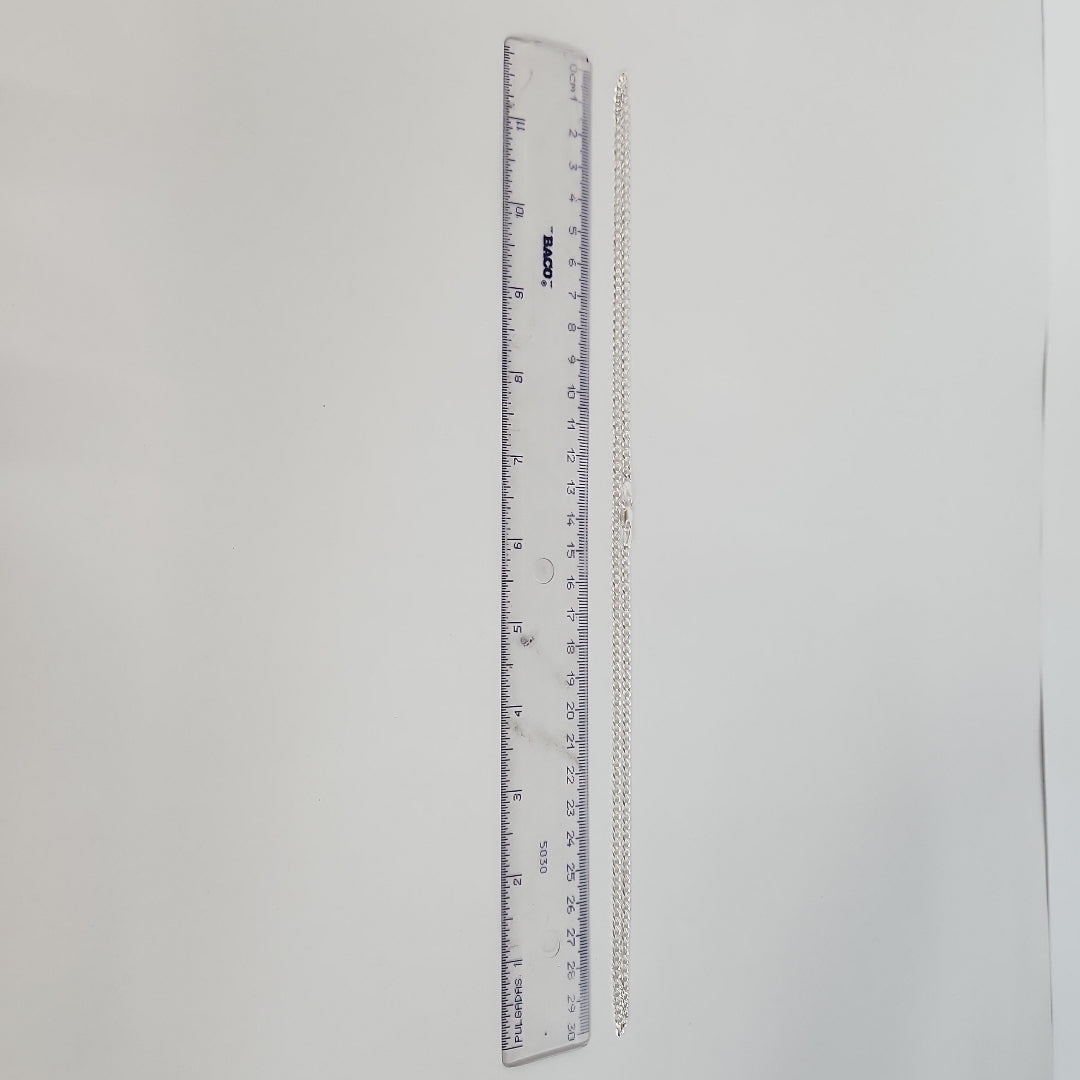 CADENA BARBADA PLATA .925 60 CM 9.42 GR (NUEVO)