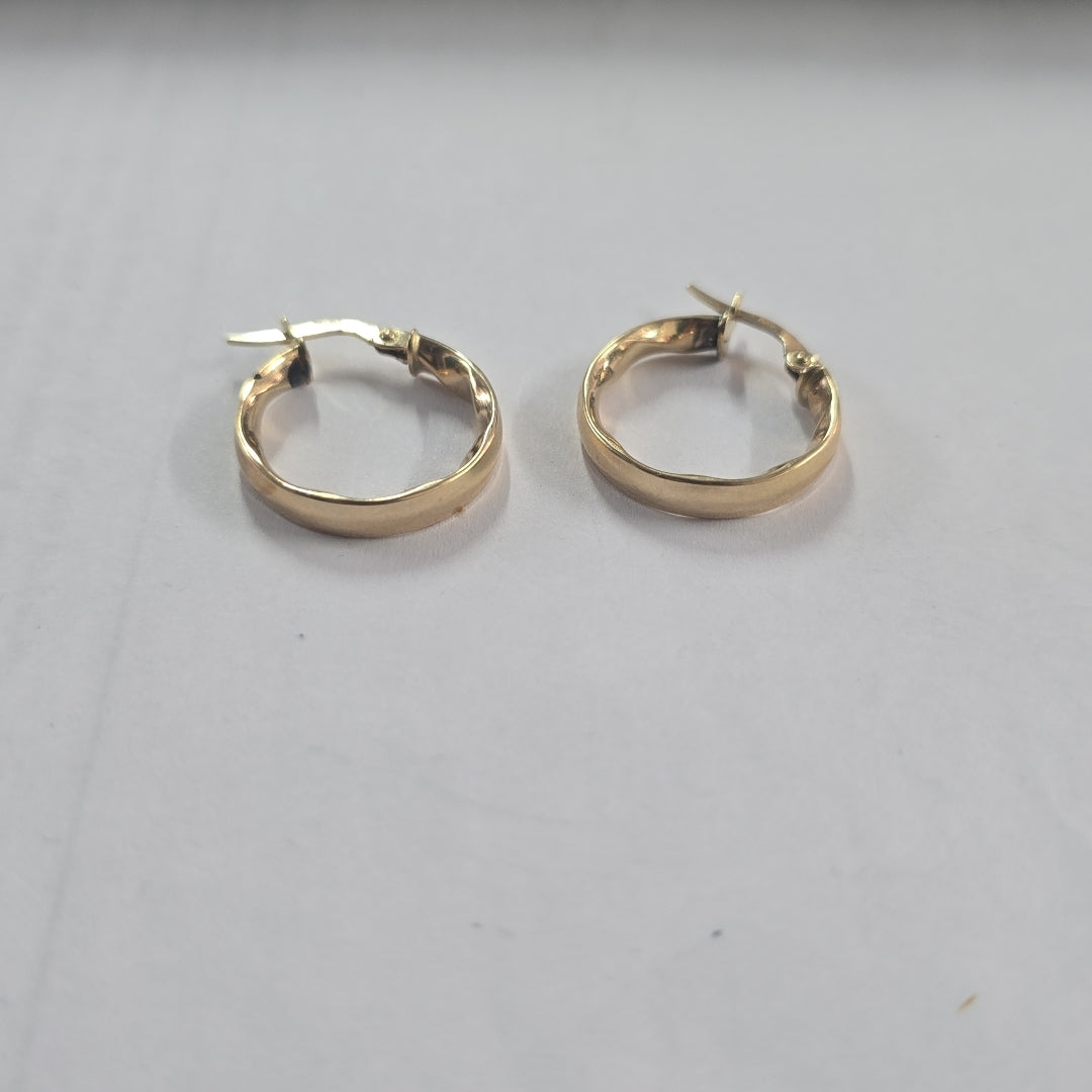 ARRACADAS PAR ORO 14 K 3.5 GRMS (SEMINUEVO)