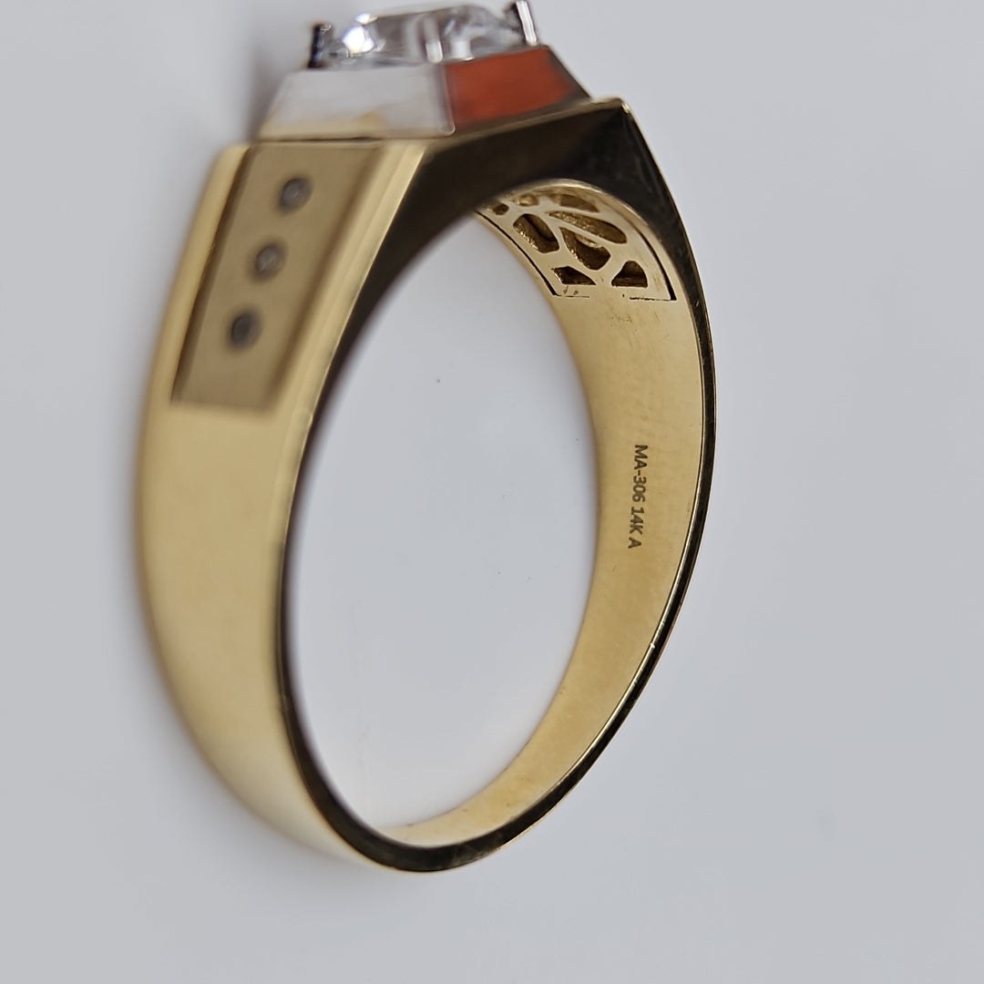 ANILLOS CABALLERO ORO 14K 5.9 (NUEVO)
