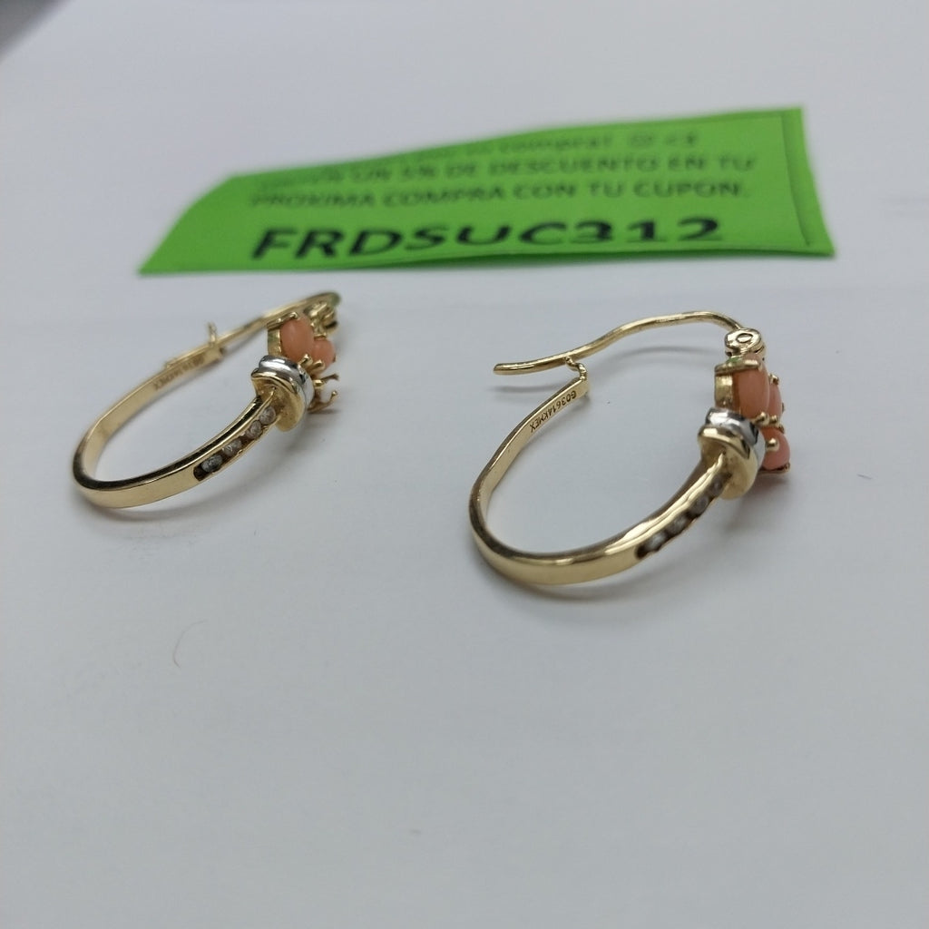 ARETES PAR ORO 14 K 5 GRMS (SEMINUEVO)