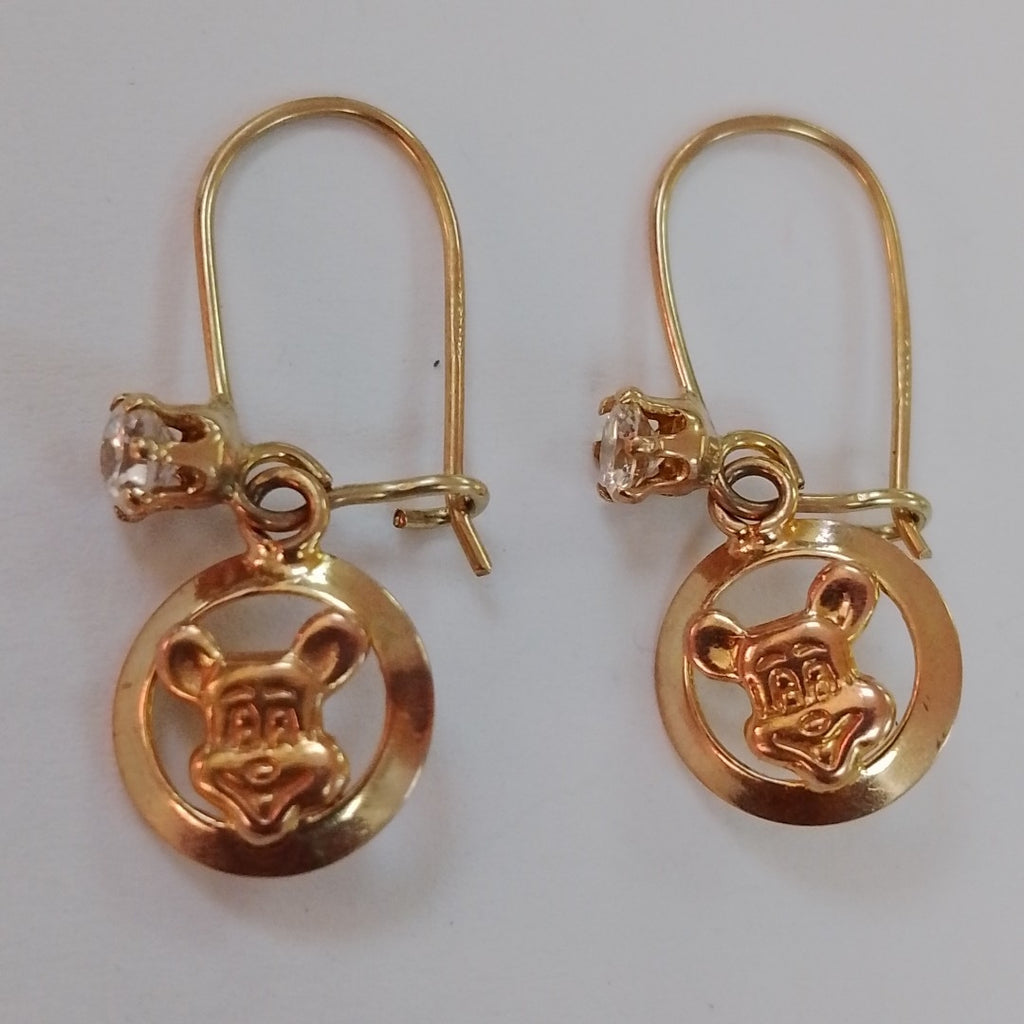 ARETES PAR ORO 10 K 1,80 GRMS (SEMINUEVO)