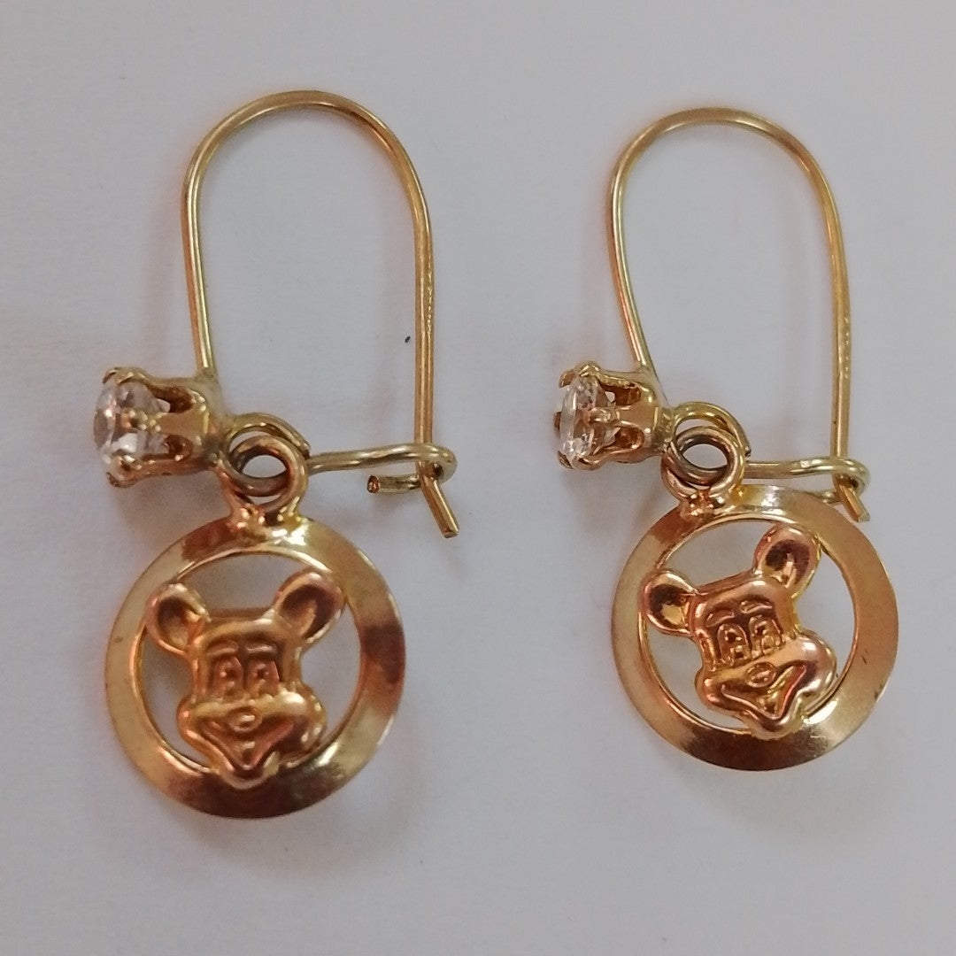 ARETES PAR ORO 10 K 1,80 GRMS (SEMINUEVO)