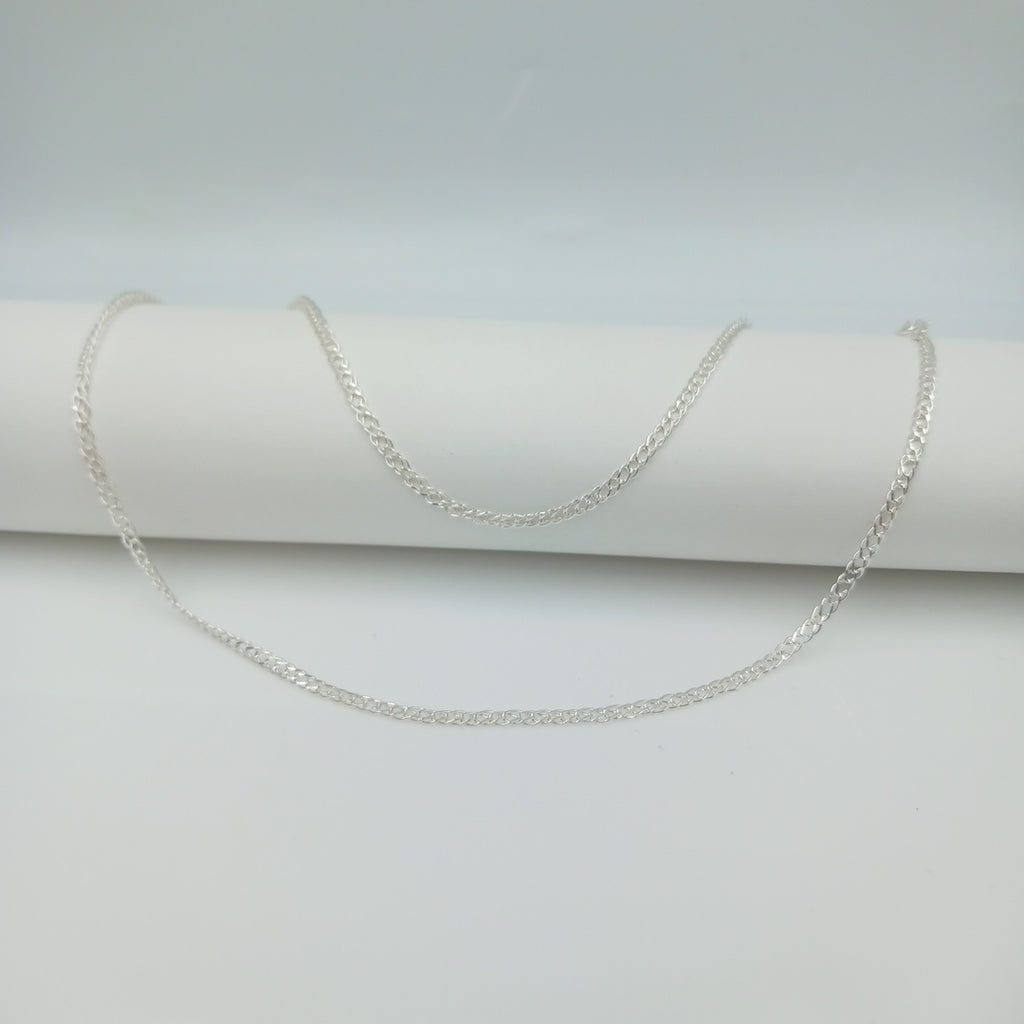 CADENA DOBLE ESLABON PLATA .925 60 CM 4.23 GR (NUEVO)