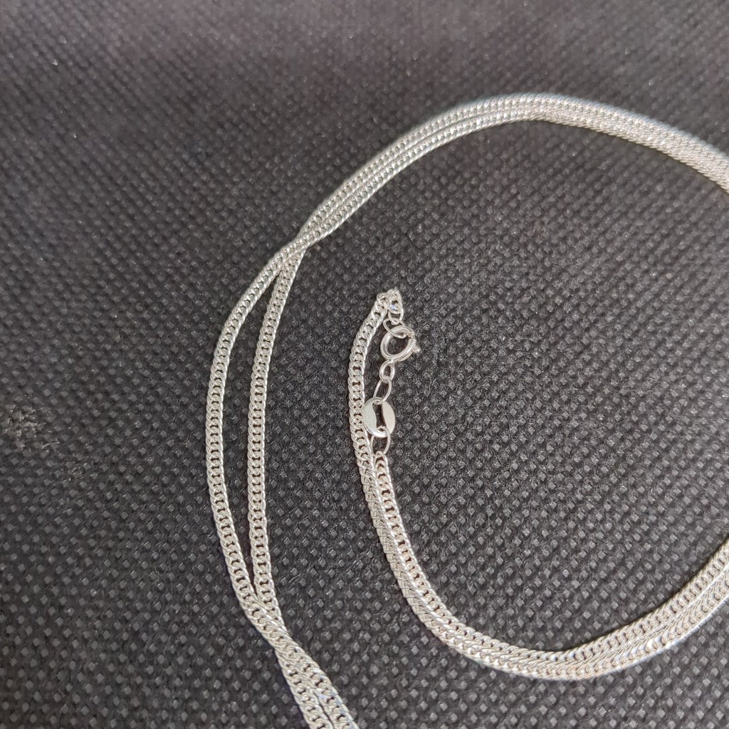 CADENA BARBADA PLATA .925 60 CM 5.02 GR (NUEVO)