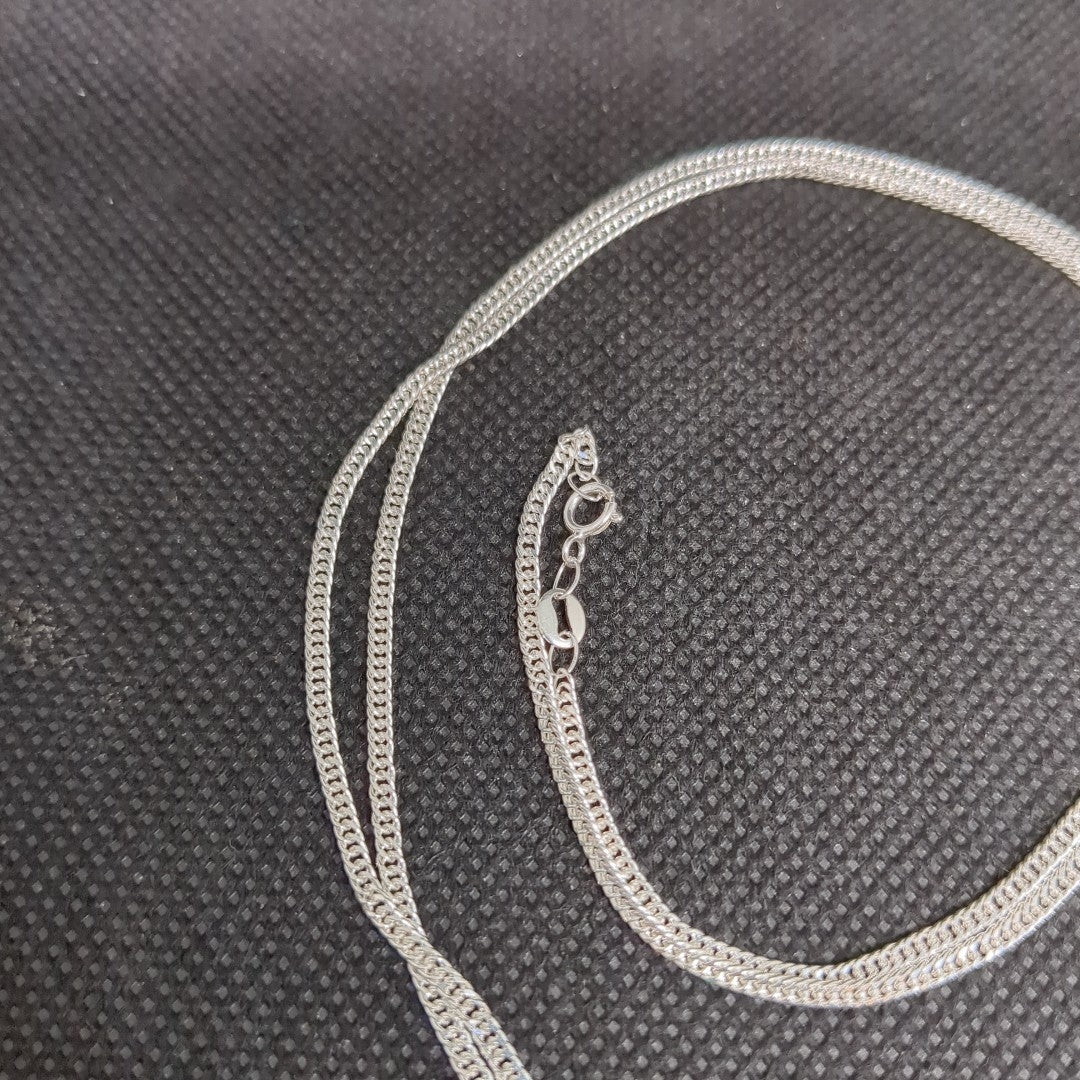 CADENA BARBADA PLATA .925 60 CM 5.02 GR (NUEVO)