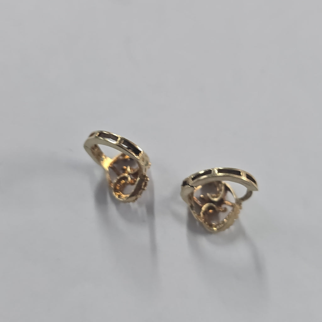 ARETES PAR ORO 10 K 1.5 GRMS (SEMINUEVO)