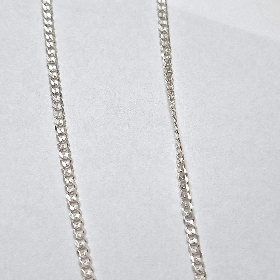 CADENA BARBADA PLATA .925 55 CM 5.03 GR (NUEVO)