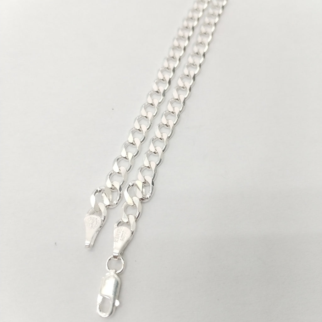 PULSERA BARBADA PLATA .925 21 CM 7.43 GR (NUEVO)