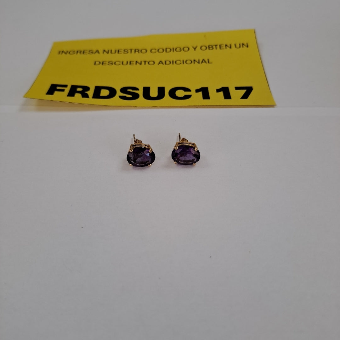 BROQUELES PAR ORO 14 K 2,30 GRMS (SEMINUEVO)