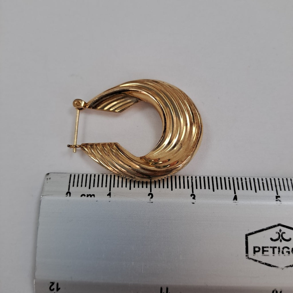 ARRACADAS PAR ORO 14 K 3,50 GRMS (SEMINUEVO)