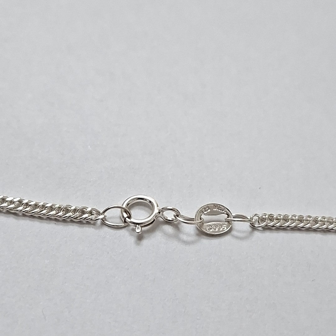 CADENA BARBADA PLATA .925 50 CM 4.12 GR (NUEVO)
