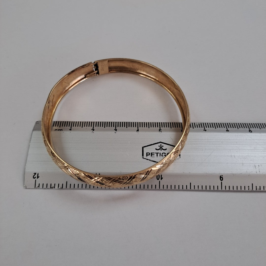 PULSERA RIGIDA ORO 10 K 6.9 GRMS (SEMINUEVO)