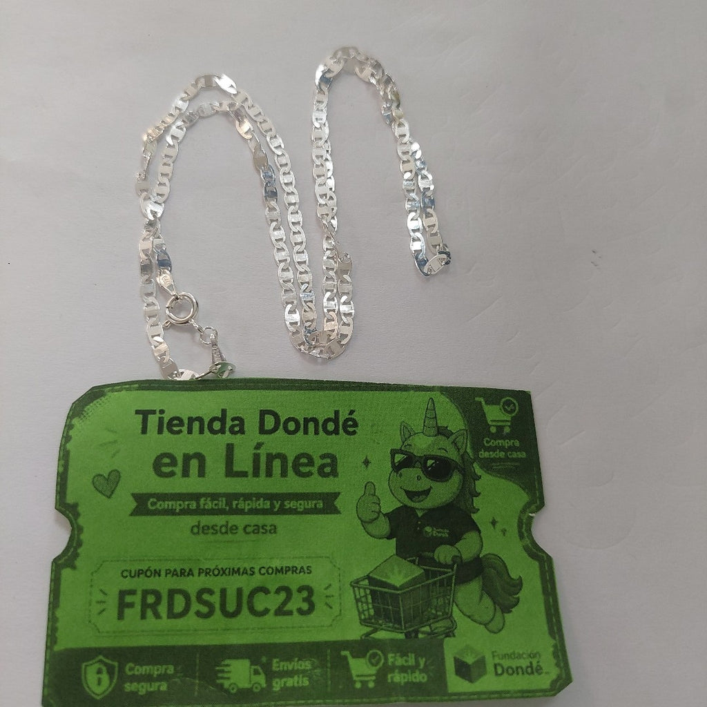 CADENA GUCHI PLATA .925 50 CM 4.72 GR (NUEVO)